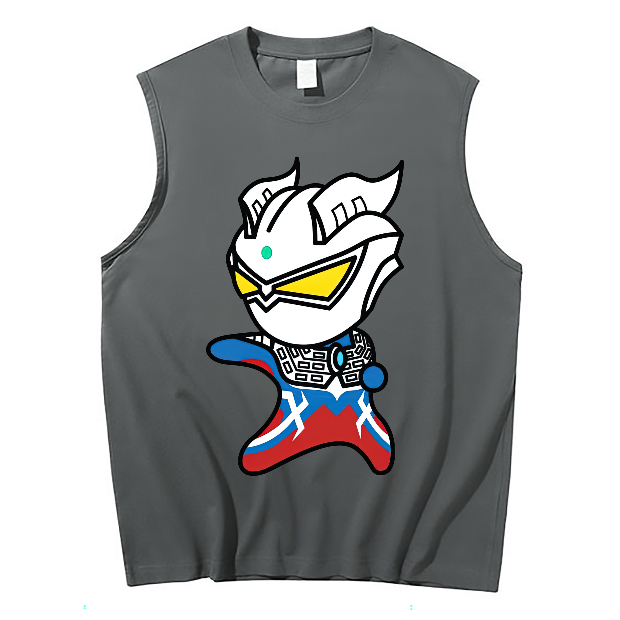 （画像用） ウルトラマン Ultraman コットン100％タンクトップ（フロントプリント）